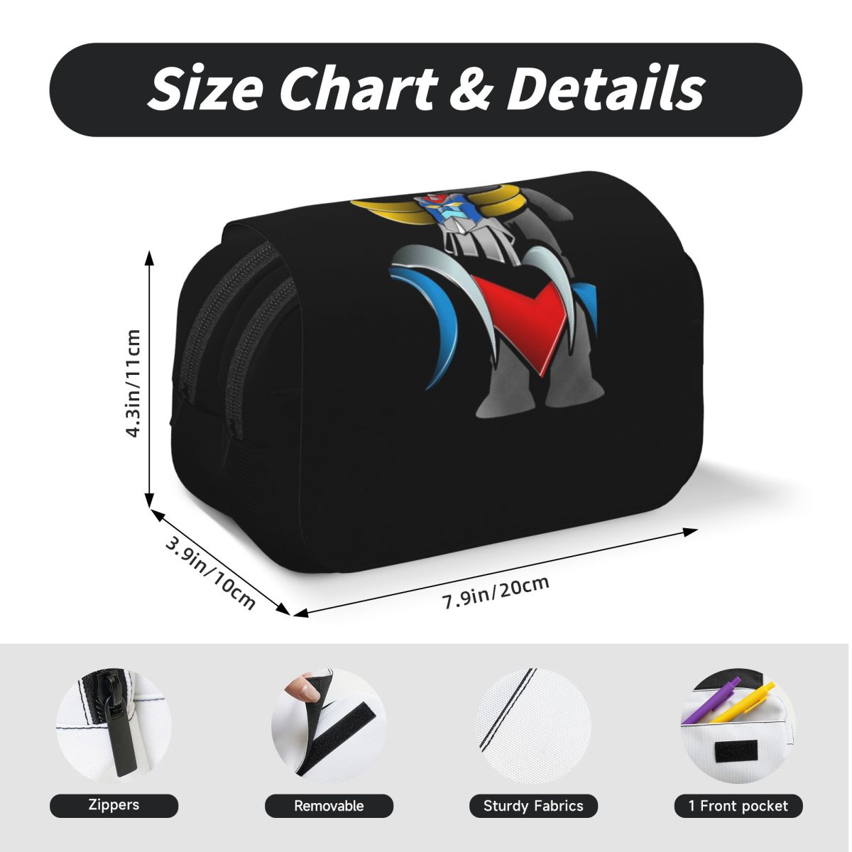 Piórnik Mazinger Z Goldorak Ac – Mask Case Hard Shell recenzja i cena